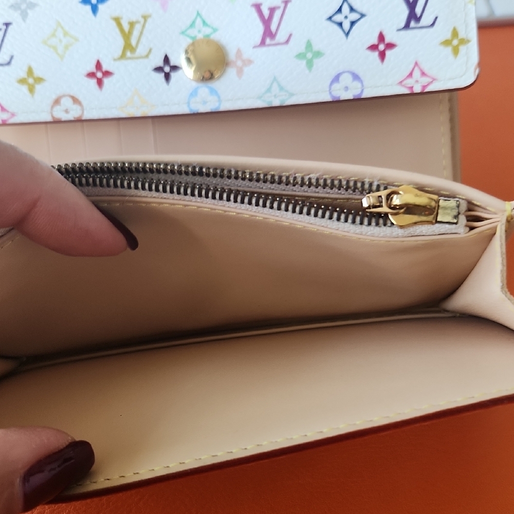 ***SOLD*** Louis Vuitton x Takashi Murakami Multicolor Monogram Alexandra Wallet - Picture 14 of 16